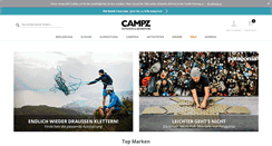 Desktop Screenshot of campz.de
